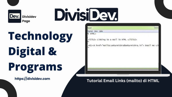 Tutorial Email Links (mailto) di HTML: Tutorial Gokil dan Super Detail